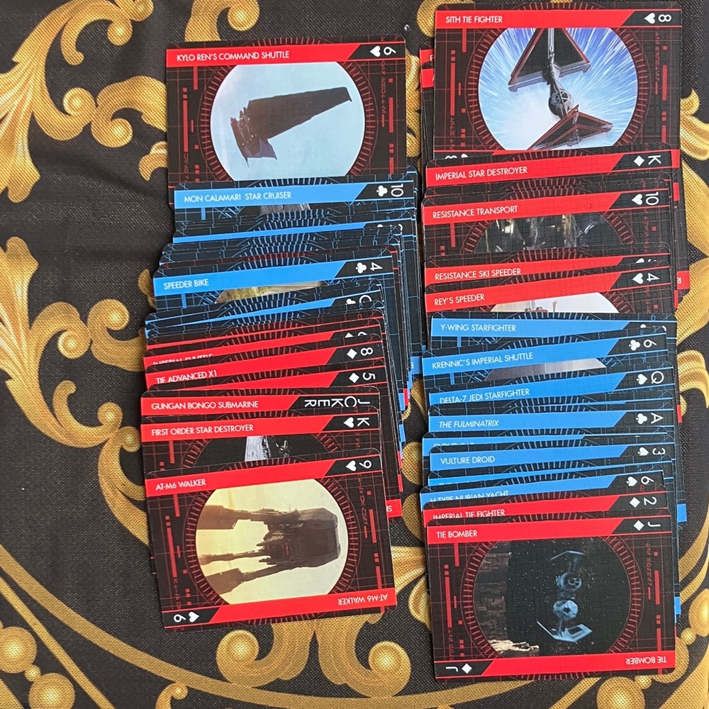 Star Wars Vehicles Collectible Playing Cards - VEHICLES - Picture 7 of 7